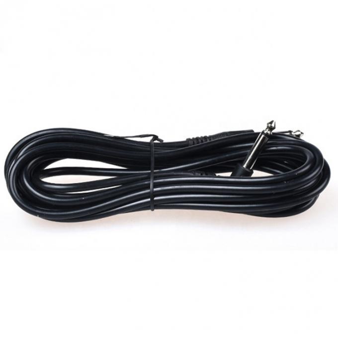 1M 3M 5M Durable 90 Degree Angle to Straight 6.35mm 1/4 TS Jack Instrument Patch Guitar Cable 2