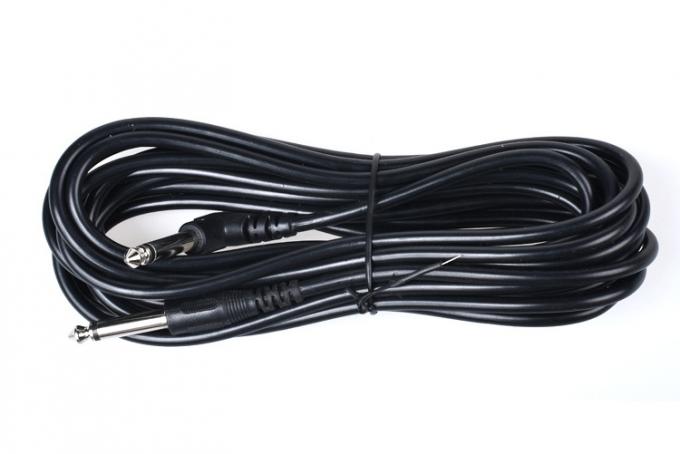 1M 3M 5M Durable 90 Degree Angle to Straight 6.35mm 1/4 TS Jack Instrument Patch Guitar Cable 4