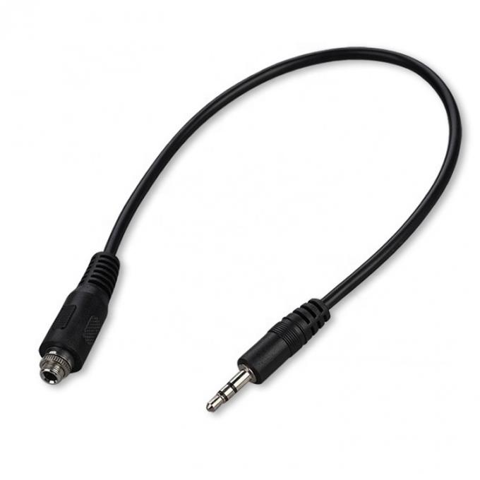 Screw Male to Female 3.5mm 3 Poles TRS Audio Jack Cable 1
