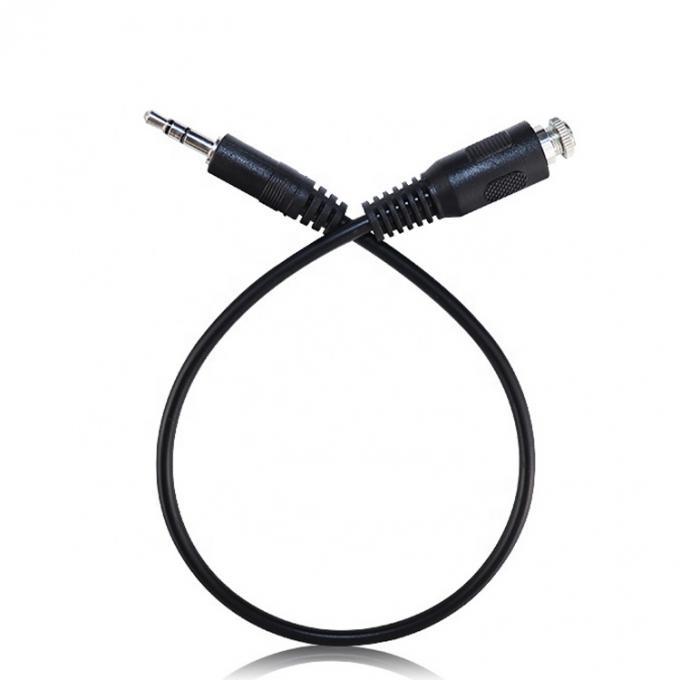 Screw Male to Female 3.5mm 3 Poles TRS Audio Jack Cable 3