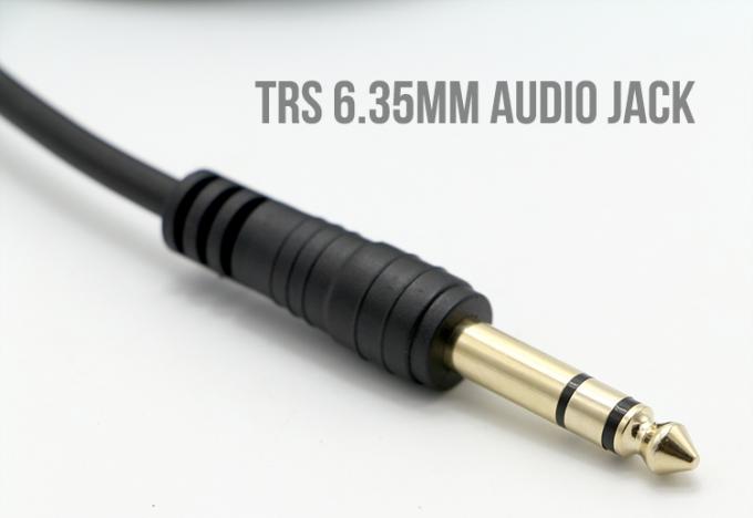 3M Gold Plated 6.35mm Jack 1/4 inch TRS Male To 1/4 inch TS Jack Female Audio Jack Stereo Cable 1