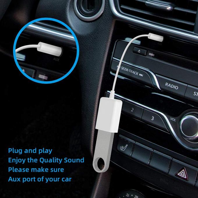 USB 2.0 Female to 3.5mm Jack 3 Poles AUX Converter Adapter for Car Audio Speaker 5