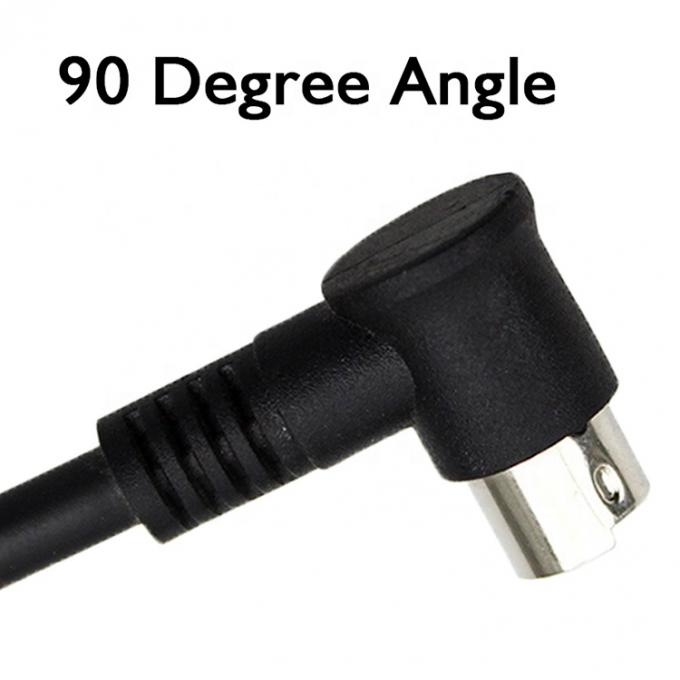 Custom 1M 2M 3M Shield 90 Degree Right Angle S Video Male to Male 7 Pin Mini Din Extension Cable 1