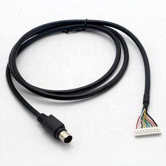 CUSTOM  S Video 8 PIN Mini DIN To 9 PIN JST Connector PC Engine Controller Cable 0