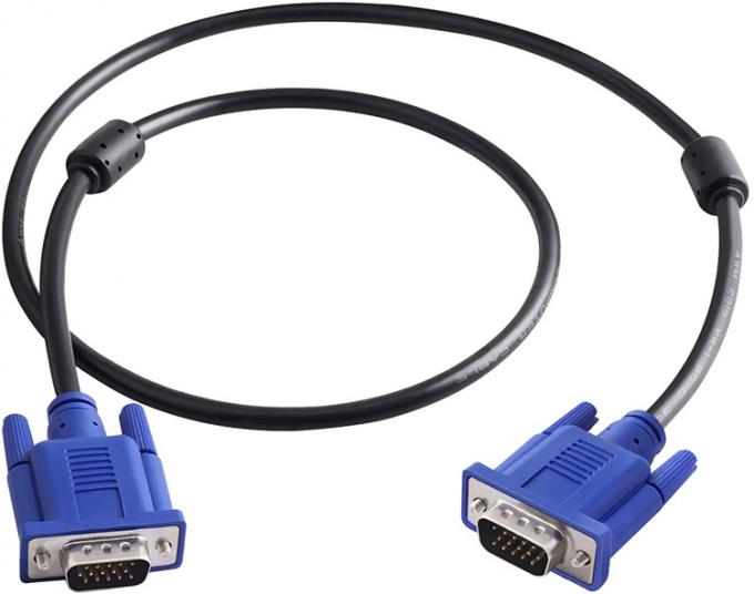 OEM 1.5m  1080P  Male to Male Female HD DB 15 PIN VGA To VGA Monitor Cable for PC Computer 3