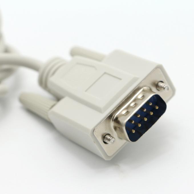 OEM Shield Male to Female DB9 RS232 9 Pin Straight Through Extension Serial Data Cable 2