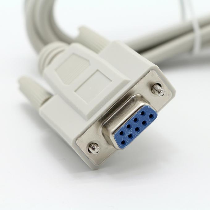 OEM Shield Male to Female DB9 RS232 9 Pin Straight Through Extension Serial Data Cable 1