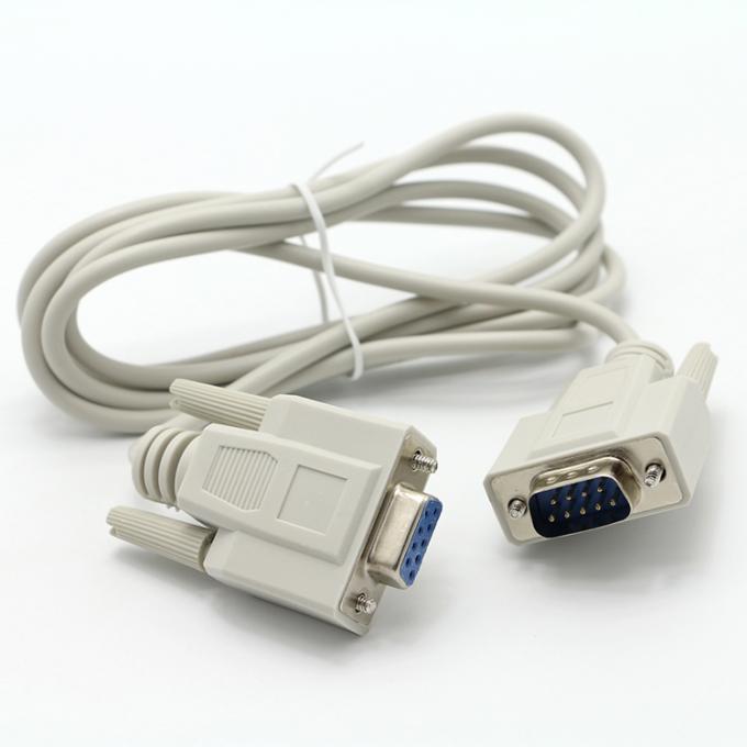 OEM Shield Male to Female DB9 RS232 9 Pin Straight Through Extension Serial Data Cable 0