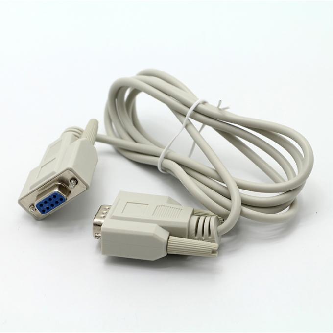 OEM Shield Male to Female DB9 RS232 9 Pin Straight Through Extension Serial Data Cable 4