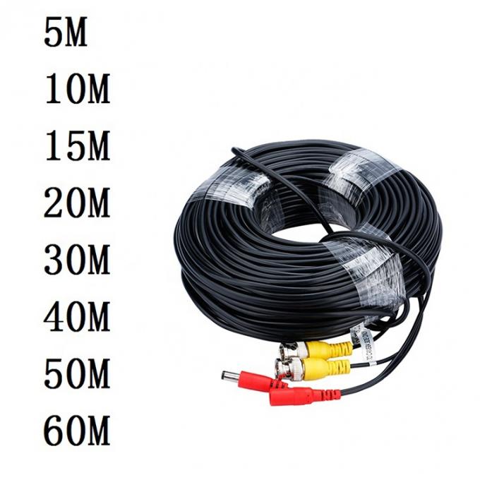 CUSTOM 5M 10M 20M Male Female Security Assembly RG59 Video BNC DC Power SDI CCTV Camera Cable 3