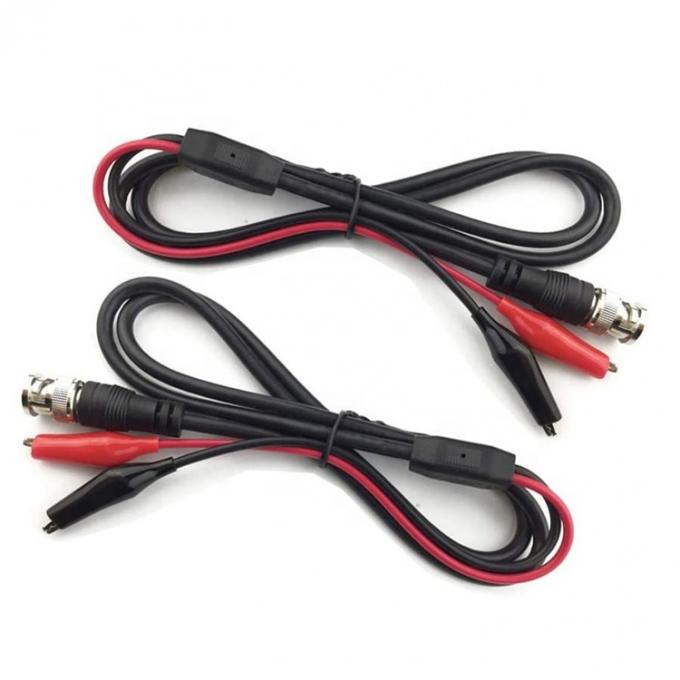BNC to Dual Alligator Crocodile Clips Test Lead Cable for Oscilloscope CCTV Camera Video 0