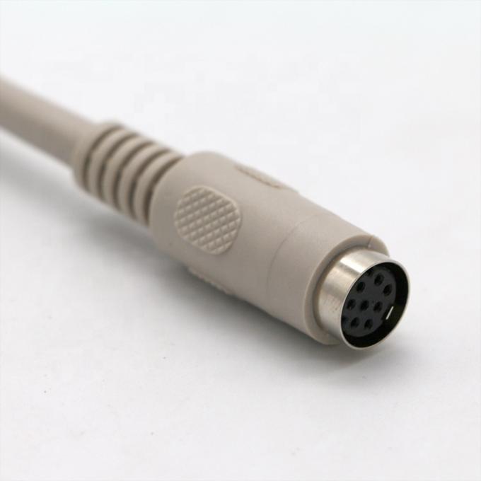 0.2M 0.5M 1M  2M 3M 5M 8 PIN Mini  Din Female to RJ45 Extension Cable 1