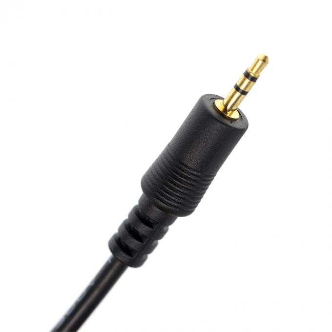 Custom 3 Pole Right Angle 2.5mm TRS to 3.5mm Mono TRRS Aux Stereo Audio Jack Cable 2