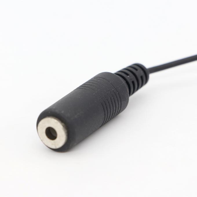 CUSTOM 3.5mm Jack 1 male to 2 Female Y Splitter Headphone Jack Mic PC Audio TRS Splitter Cable 3