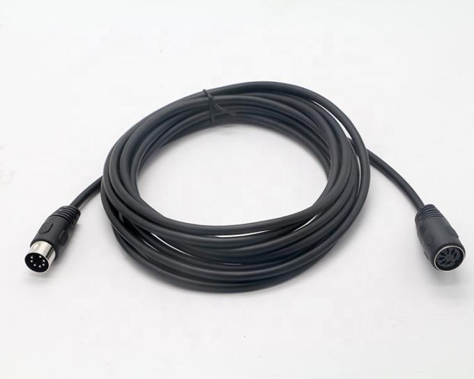 Custom Midi Signal Male To Male Female 7 Pin DIN Controller Audio Stereo Extension Cable 3