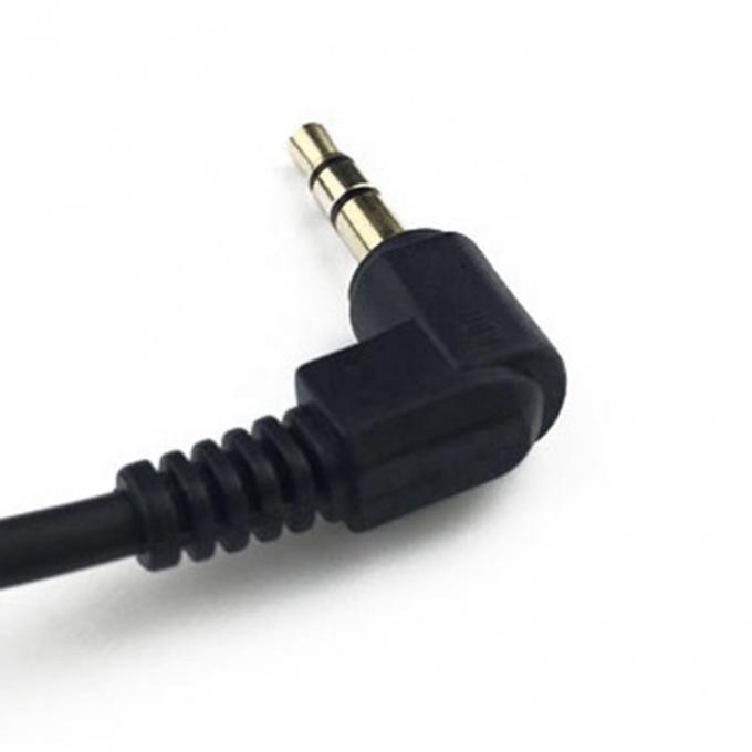 Coiled Spring Male To Male 90 Degree Right Angle 3.5mm Jack to 3.5mm Jack TRS Stereo Audio Cable 3