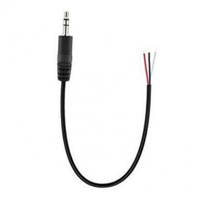 TRS 2 Pole Stereo Audio Jack 3.5mm Male Plug to Stripped Tinned Bare Wire Open End Cable 0