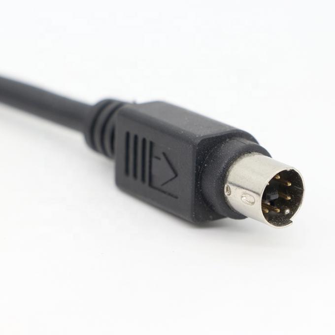 CUSTOM 1M 3M Shield S Video Male To Male Mini Din 6 Pin cable 3