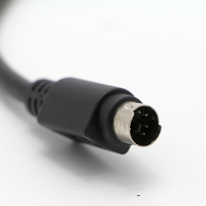 Custom Male To Male 6 PIN Mini DIN Plug Video Audio MIDI Extension Cable For PS2 Keyboard 2
