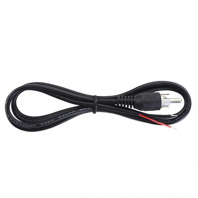 Custom RCA Male Plug to Bare Stripped Wire Tinned Ends Cable 4