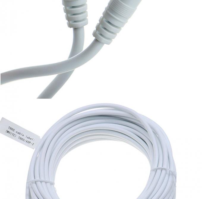 3.5mm Male to Male Stereo Aux Mono Jack 4 Poles TRRS  Microphone Audio Cable 4