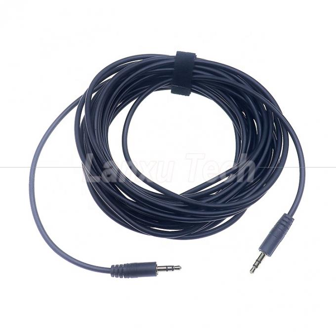 OEM Customization 1M 2M 3M 5M 10M 3 Poles TRS Male to Male 3.5mm Aux Stereo Jack Audio Extension Cable 1