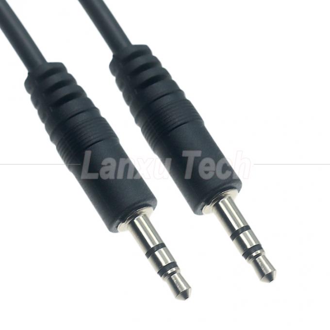 OEM Customization 1M 2M 3M 5M 10M 3 Poles TRS Male to Male 3.5mm Aux Stereo Jack Audio Extension Cable 4
