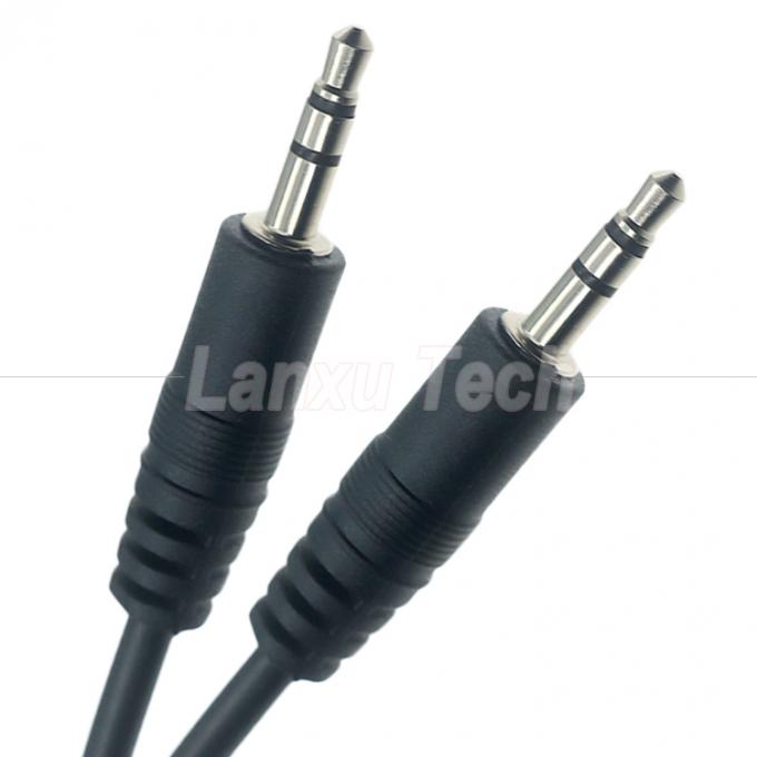 OEM Customization 1M 2M 3M 5M 10M 3 Poles TRS Male to Male 3.5mm Aux Stereo Jack Audio Extension Cable 3