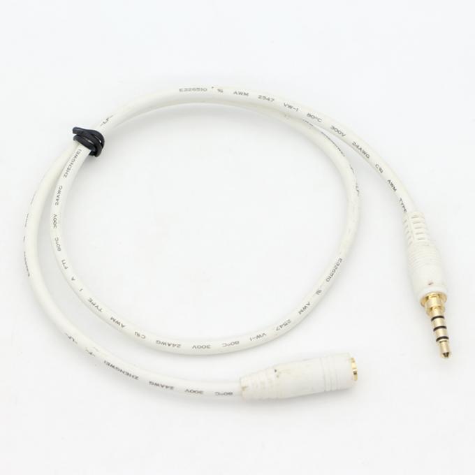 1m 2m 3m 5m 10m 3.5mm Audio Jack TRRS Male To 3.5mm TRRS Female Stereo Aux Audio Extension Cable 4