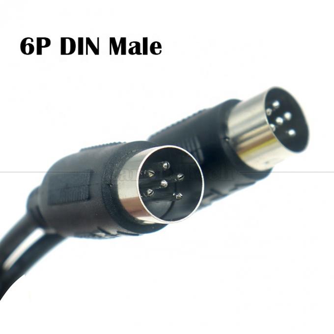 Male To Male 6 PIN BIG DIN MIDI Extension Cable for Keyboard Microphone Guitar 2