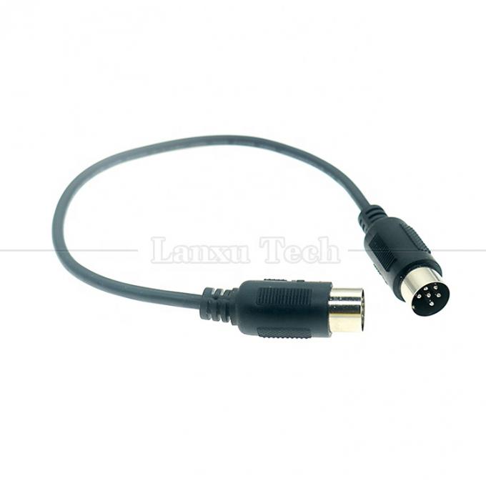 Male To Male 6 PIN BIG DIN MIDI Extension Cable for Keyboard Microphone Guitar 4