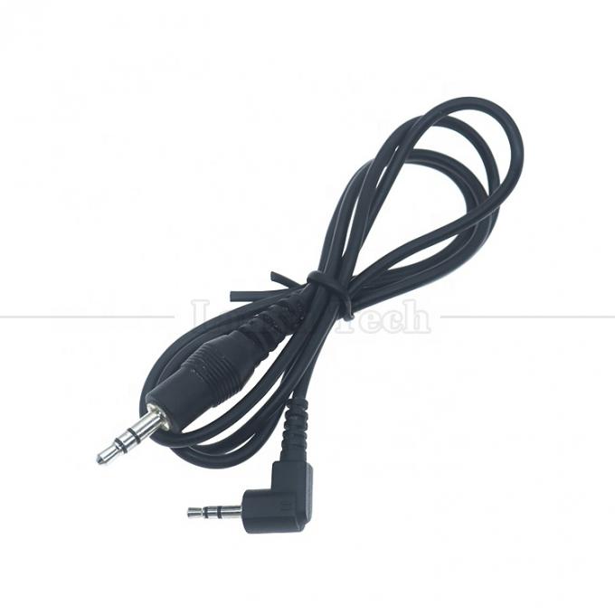 Customization 2.5mm Male to 90 Degree Right Angle 3.5mm Male Stereo Jack Aux Audio Converter Adapter Cable 0