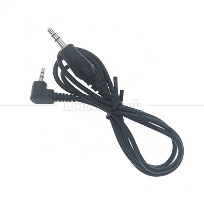 Customization 2.5mm Male to 90 Degree Right Angle 3.5mm Male Stereo Jack Aux Audio Converter Adapter Cable 3
