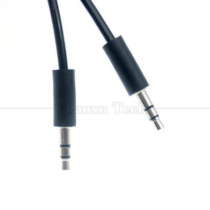 Spring Coiled Male to Male 3.5mm Jack Aux Stereo Audio Extension Cable 3