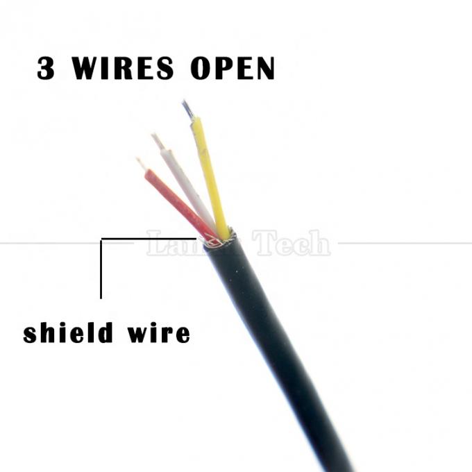 Customized 3.5mm TRS 3 poles Shield Audio Jack Female to Open Stripped Tinned Bare End Wires Cable 1