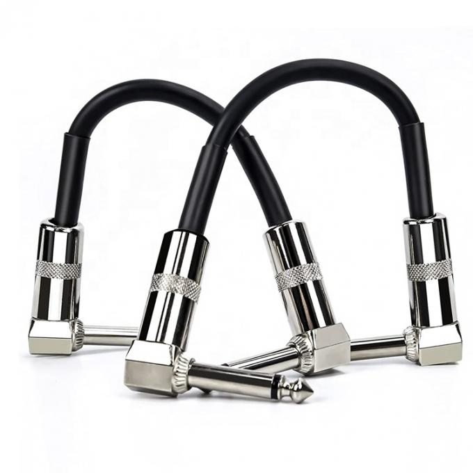 1/4 TS Jack Electric Braid Pedal Guitar Patch Lead Stereo Instrument Cable 0