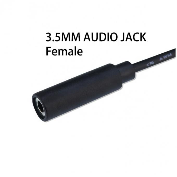 1m 3m 5m 3 Poles Trs Male to Female 3.5mm Audio Jack Cable 2