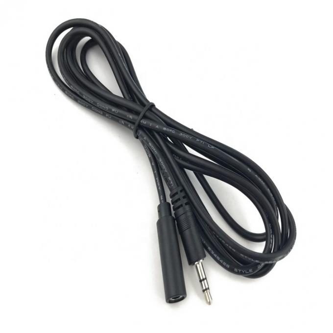 1m 3m 5m 3 Poles Trs Male to Female 3.5mm Audio Jack Cable 0