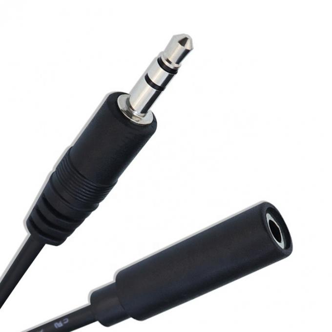 1m 3m 5m 3 Poles Trs Male to Female 3.5mm Audio Jack Cable 3