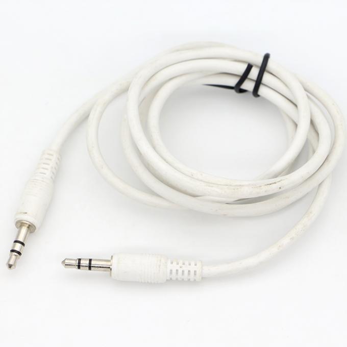 Custom Manufacture Male to Male 3.5mm TRS Audio Stereo Jack Cable for Speaker 0