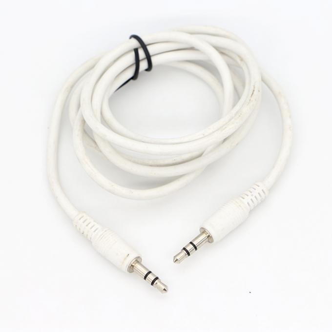 Custom Manufacture Male to Male 3.5mm TRS Audio Stereo Jack Cable for Speaker 2