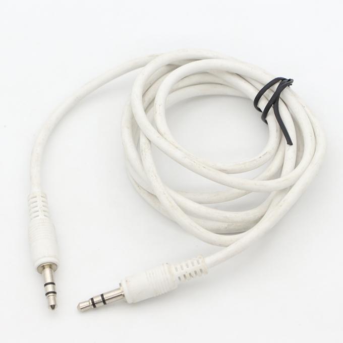 Custom Manufacture Male to Male 3.5mm TRS Audio Stereo Jack Cable for Speaker 3