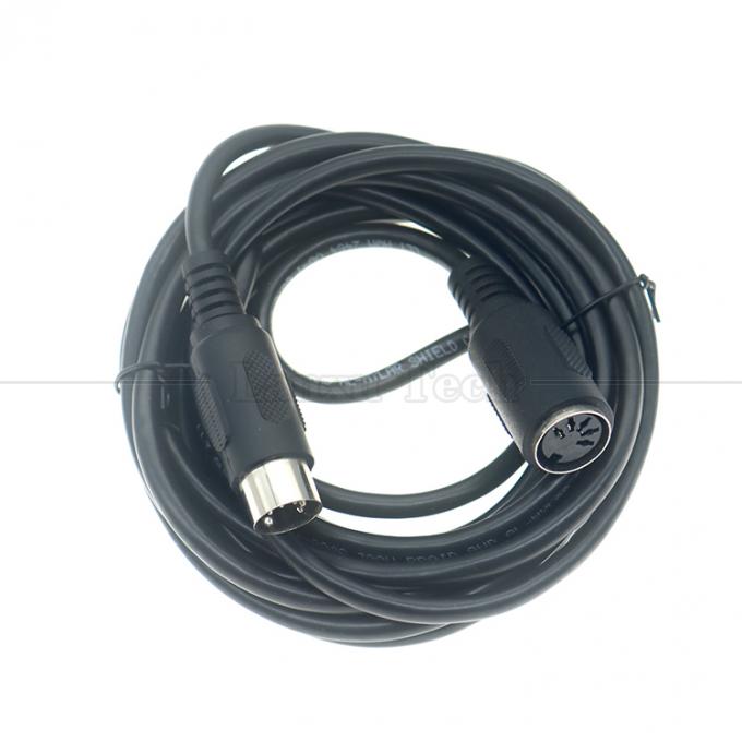 High Quality 1M 2M 3M 5M 10M Male to Female 5PIN DIN Connector MIDI Power Link Extension Cable for CCTV Camera TV 4