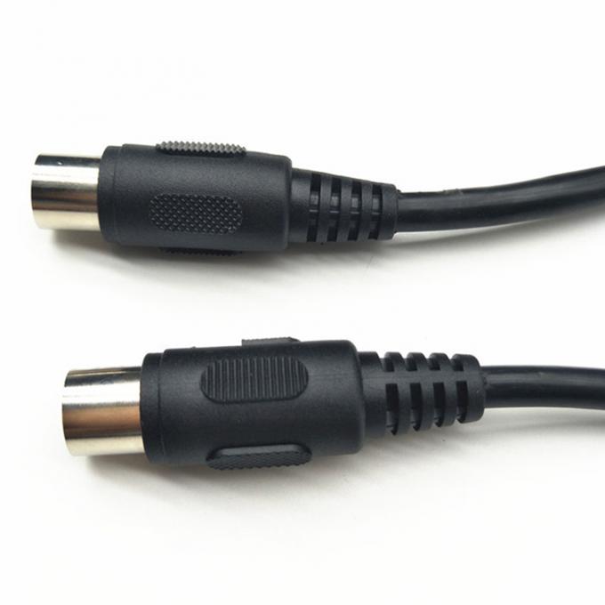 Custom Shiled Fully Connected Male to Male Female 7 Pin Din Midi Cable 3