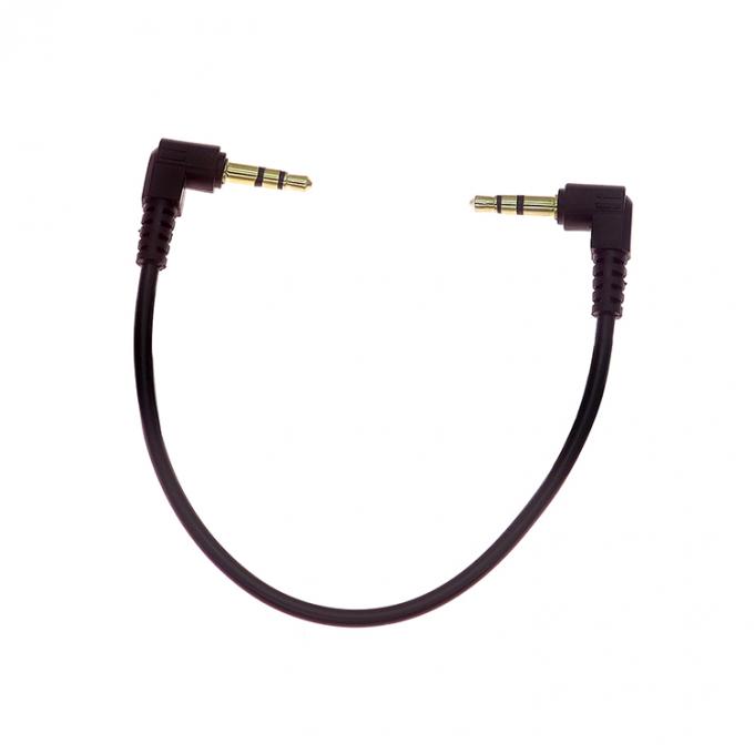 0.2M 1M 2M 3M 10M 90 Degree Angle Male to Male 3 Poles TRS Stereo Audio Jack Extension Cable for Headphone Car Speaker 1
