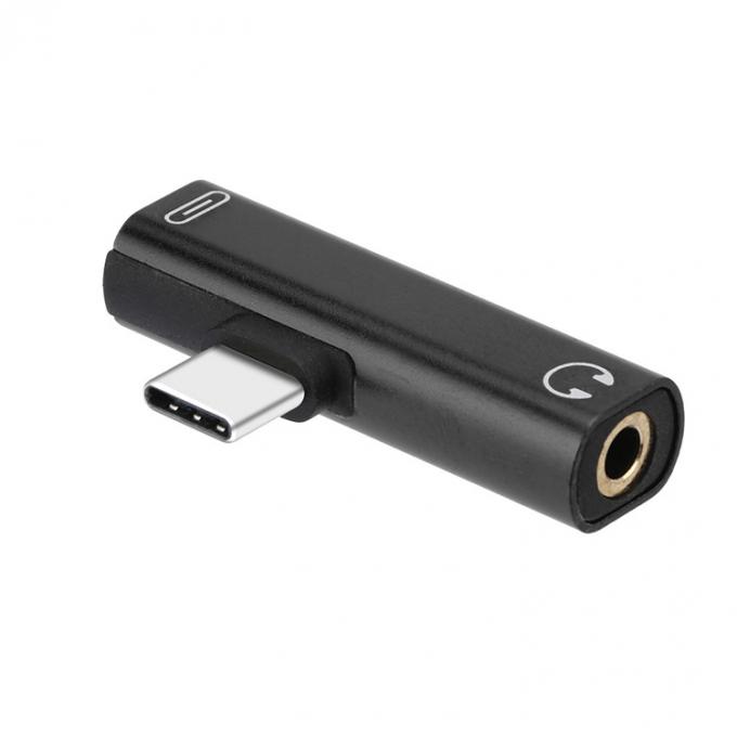 2 in 1 USB Type C to 3.5mm Jack PD Charging Headphone Audio Adapter 3