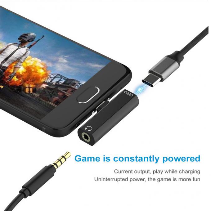 2 in 1 USB Type C to 3.5mm Jack PD Charging Headphone Audio Adapter 7