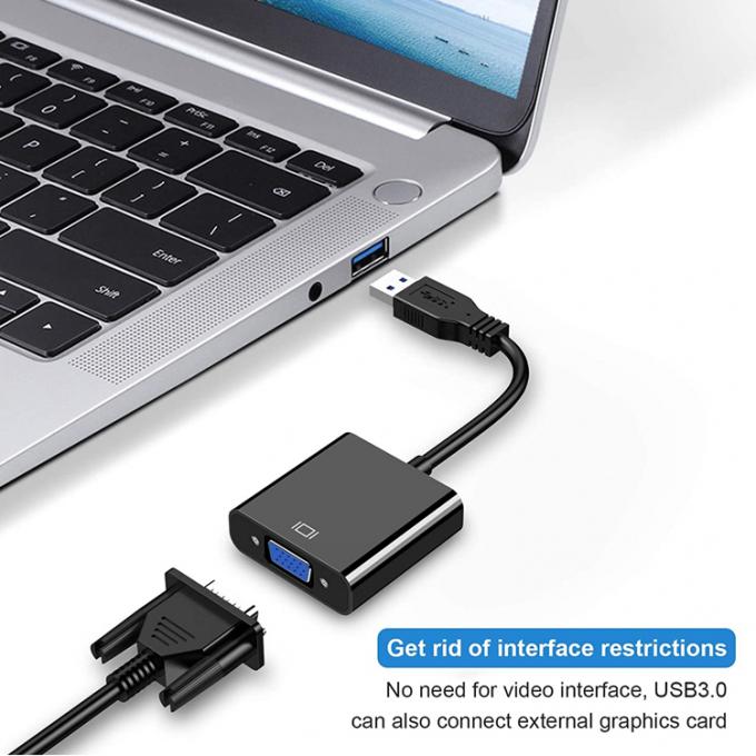 Multi Display Video Converter USB 3.0 to VGA Adapter for PC Laptop Monitor Projector HDTV 4