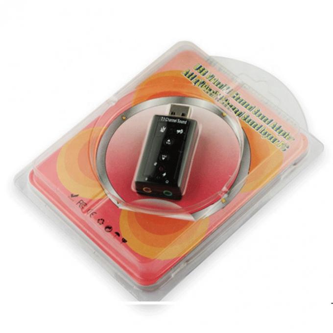 Plug and Play Audio Mic Studio USB External Sound Card Adapter 5