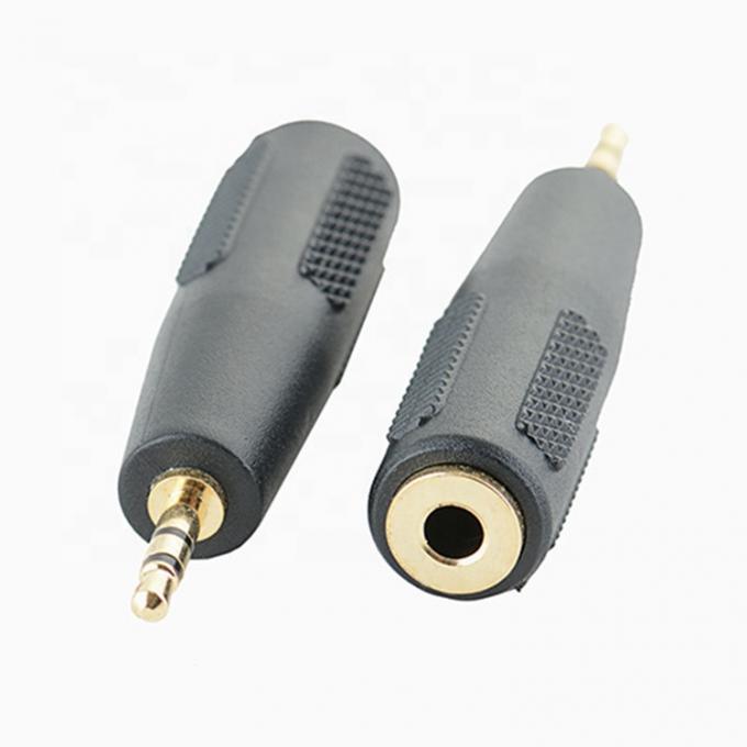 3 Poles TRS Jack Male to Female 2.5 to 3.5  Audio Adapter 3